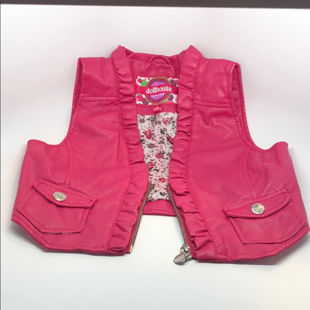 Girls cropped vest